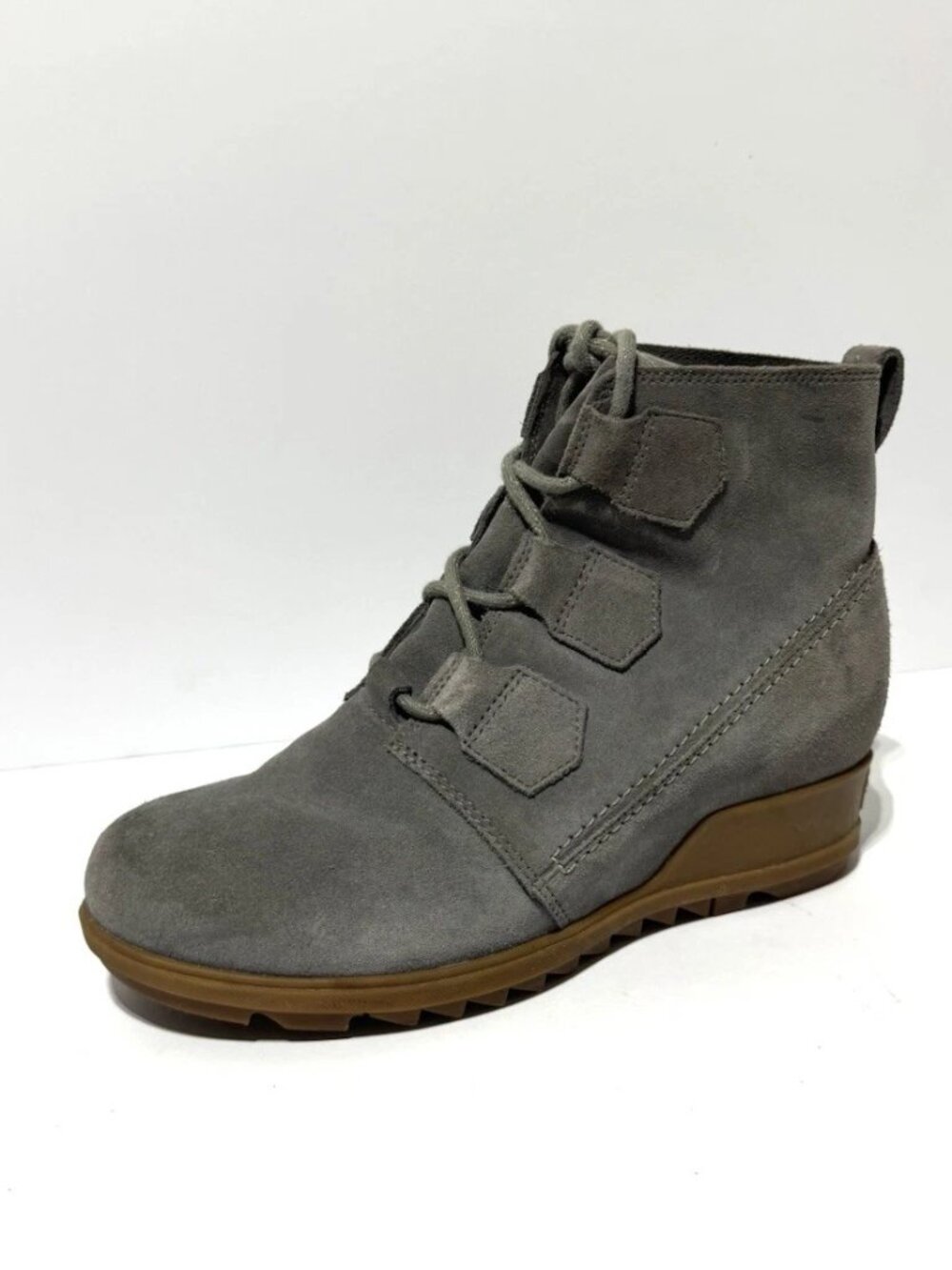 Sorel Womens Evie Lace Wedge Ankle Boots Size 8.5 M